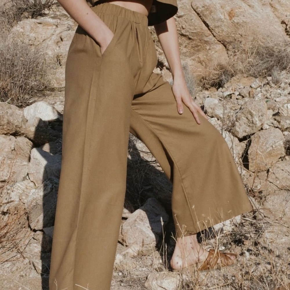 SOLD Silk Noil, Ozma Pant